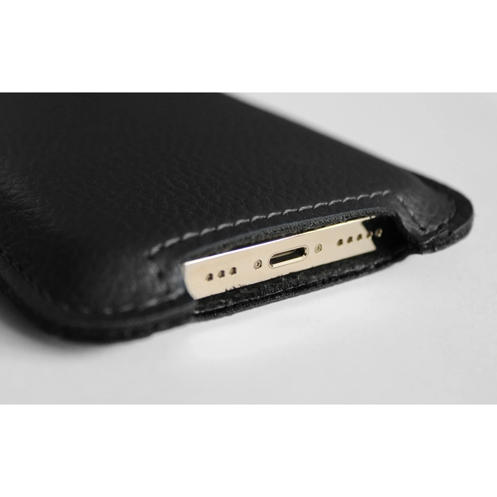 Hurtownia GSM - LURESKO LILNER XXL Leder-Schutzhülle für Handy ECO (schwarz) - LUR113 - {ean13} - Hurt