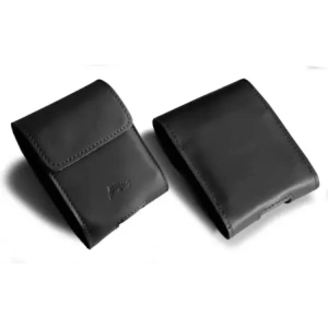 Hurtownia GSM - LURESKO FLIP SLEEVE M kožený ochranný obal pro Samsung Galaxy Z Flip 3/4/5/6 Motorola Razr 50 / 40 Ultra Huawei Pocket (černý hladký černý nit) - LUR114 - {ean13} - Hurt