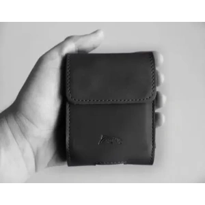 Hurtownia GSM - LURESKO FLIP SLEEVE M Lederschutzhülle für Samsung Galaxy Z Flip 3/4/5/6 Motorola Razr 50 / 40 Ultra Huawei Pocket (schwarz, glattes schwarzes Garn) - LUR114 - {ean13} - Hurt