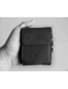 Hurtownia GSM - LURESKO FLIP SLEEVE M Lederschutzhülle für Samsung Galaxy Z Flip 3/4/5/6 Motorola Razr 50 / 40 Ultra Huawei Pocket (schwarz, glattes schwarzes Garn) - LUR114 - {ean13} - Hurt