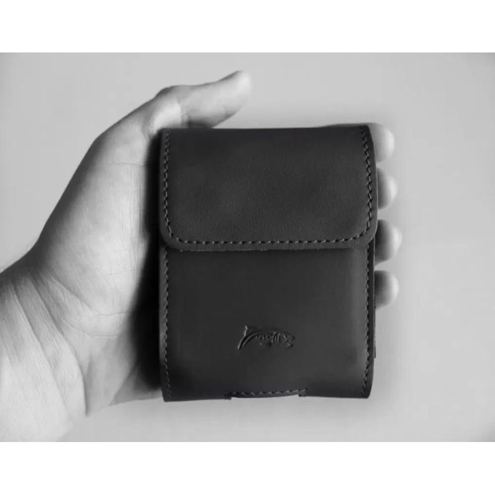Hurtownia GSM - LURESKO FLIP SLEEVE M Lederschutzhülle für Samsung Galaxy Z Flip 3/4/5/6 Motorola Razr 50 / 40 Ultra Huawei Pocket (schwarz, glattes schwarzes Garn) - LUR114 - {ean13} - Hurt