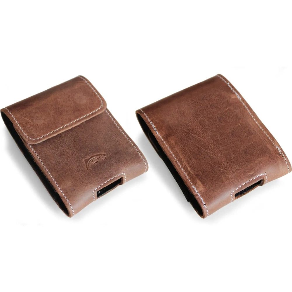 Hurtownia GSM - LURESKO FLIP SLEEVE M Leder-Schutzhülle für Samsung Galaxy Z Flip 3/4/5/6 Motorola Razr 50 / 40 Ultra Huawei Pocket (vintage braun mit weißem Faden) - LUR115 - {ean13} - Hurt