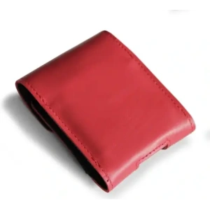 Wholesale LURESKO FLIP SLEEVE M leather protective case for Samsung Galaxy Z Flip 3/4/5/6 Motorola Razr 50 / 40 Ultra Huawei Pocket (red smooth red thread) - LUR116 - {ean13} - Hurt