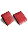 Wholesale LURESKO FLIP SLEEVE M leather protective case for Samsung Galaxy Z Flip 3/4/5/6 Motorola Razr 50 / 40 Ultra Huawei Pocket (red smooth red thread) - LUR116 - {ean13} - Hurt