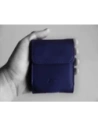 Wholesale LURESKO HECTOR FLIP M leather neck case / belt case / loop case for Flip models (smooth navy blue with navy thread) - LUR117 - {ean13} - Hurt