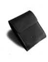 Wholesale LURESKO HECTOR FLIP M leather neck / belt / loop case for Flip models (black smooth with black thread) - LUR119 - {ean13} - Hurt