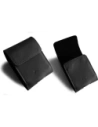 Hurtownia GSM - LURESKO HECTOR FLIP M husă din piele pentru gât / curea / buclă pentru modelele Flip (neagră mată cu fir negru) - LUR119 - {ean13} - Hurt