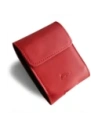 LURESKO HECTOR FLIP M leather neck/pouch/belt loop case for Flip models (red smooth with red thread)