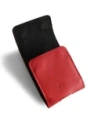 Wholesale LURESKO HECTOR FLIP M leather neck/pouch/belt loop case for Flip models (red smooth with red thread) - LUR120 - {ean13} - Hurt