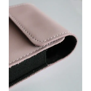 Wholesale LURESKO HECTOR FLIP M leather neck/belt/belt loop case for Flip models (smooth pink with white thread) - LUR121 - {ean13} - Hurt