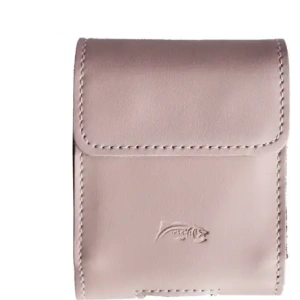 Wholesale LURESKO HECTOR FLIP M leather neck/belt/belt loop case for Flip models (smooth pink with white thread) - LUR121 - {ean13} - Hurt