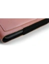 Wholesale LURESKO HECTOR XXL leather neck case / belt case / loop case vertical 167x78x10mm (smooth pink with white thread) - LUR123 - {ean13} - Hurt