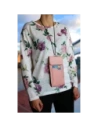 Hurtownia GSM - LURESKO HECTOR XXL Lederhülle / Gürteltasche / Schlauchtasche vertikal 167x78x10mm (glattes Pink mit weißen Nähten) - LUR123 - {ean13} - Hurt