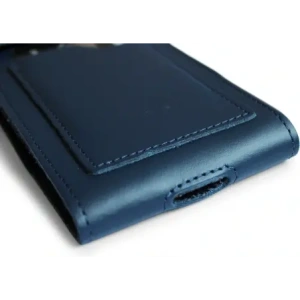 Hurtownia GSM - LURESKO HECTOR XXL Lederhals-Case / Gürteltasche / Loop-Holster vertikal 167x78x10mm (glatt blau mit blauer Naht) - LUR124 - {ean13} - Hurt