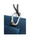 Wholesale LURESKO HECTOR XXL leather neck case / belt case / loop holster vertical 167x78x10mm (smooth blue with blue thread) - LUR124 - {ean13} - Hurt