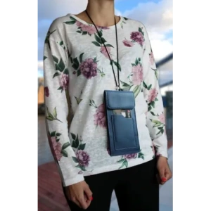 Hurtownia GSM - LURESKO HECTOR XXL Lederhals-Case / Gürteltasche / Loop-Holster vertikal 167x78x10mm (glatt blau mit blauer Naht) - LUR124 - {ean13} - Hurt