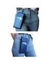 Hurtownia GSM - LURESKO HECTOR XXL Lederhals-Case / Gürteltasche / Loop-Holster vertikal 167x78x10mm (glatt blau mit blauer Naht) - LUR124 - {ean13} - Hurt