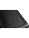 Wholesale LURESKO HECTOR XXL leather neck case / belt case / loop case / vertical holster 167x78x10mm (black smooth with black thread) - LUR128 - {ean13} - Hurt
