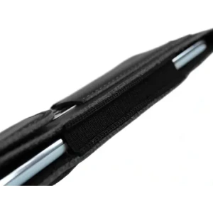 Wholesale LURESKO HECTOR XXL leather neck case / belt case / loop case / vertical holster 167x78x10mm (black smooth with black thread) - LUR128 - {ean13} - Hurt