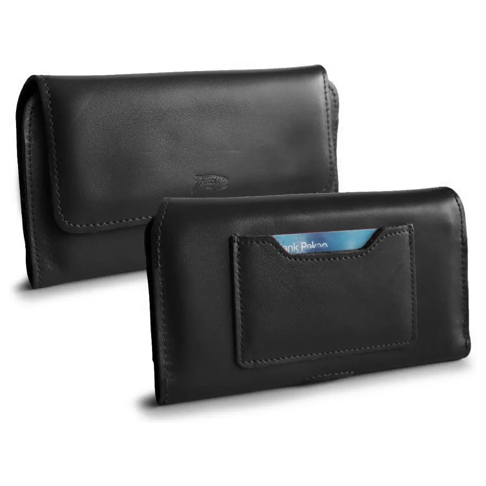 Hurtownia GSM - LURESKO ELLA XXL Lederschutzhülle für das Handy - 170x85x12 / für Handtasche Rucksack (schwarz) - LUR129 - {ean13} - Hurt