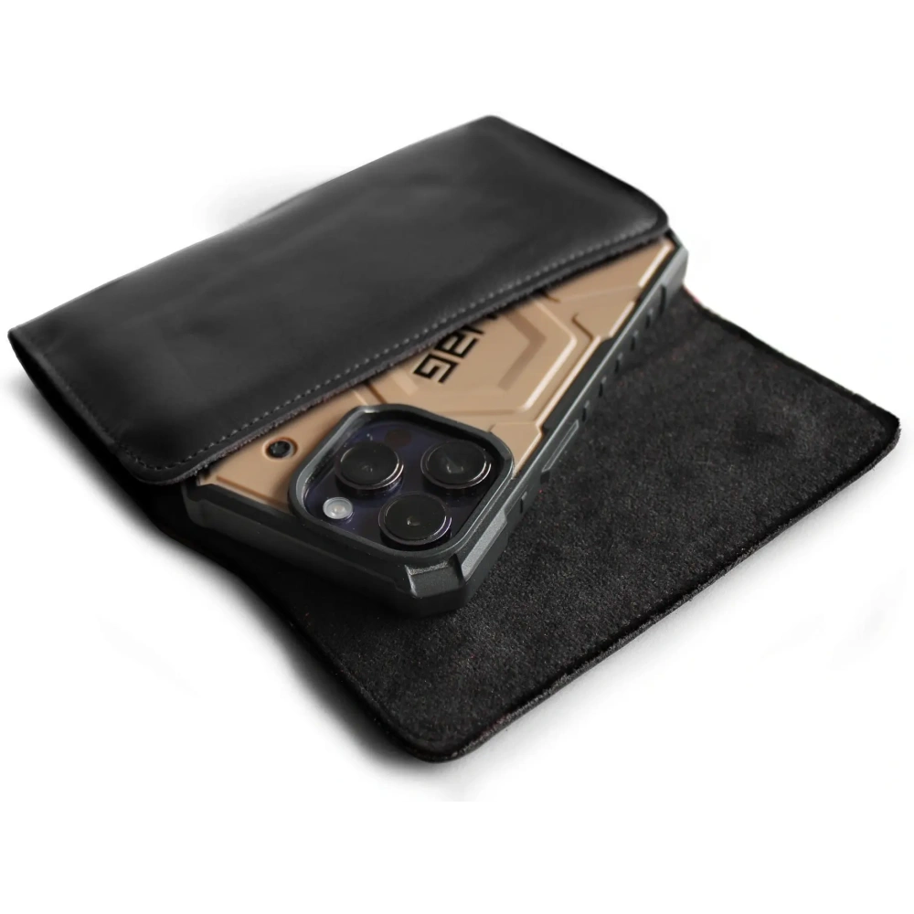 Hurtownia GSM - LURESKO ELLA XXL Lederschutzhülle für das Handy - 170x85x12 / für Handtasche Rucksack (schwarz) - LUR129 - {ean13} - Hurt