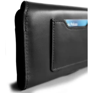 Wholesale LURESKO ELLA XXL leather protective case for phone - 170x85x12 / for handbag backpack (black) - LUR129 - {ean13} - Hurt