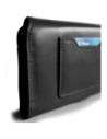 Wholesale LURESKO ELLA XXL leather protective case for phone - 170x85x12 / for handbag backpack (black) - LUR129 - {ean13} - Hurt