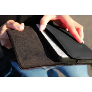 Hurtownia GSM - Husa de protecție din piele LURESKO ELLA XXL pentru telefon - 170x85x12 / pentru geantă rucsac (neagră) - LUR129 - {ean13} - Hurt