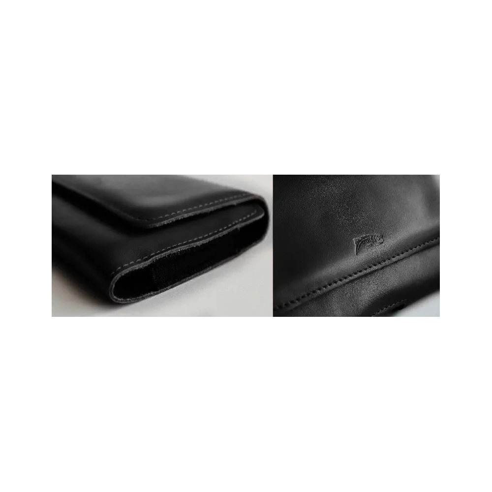 Hurtownia GSM - LURESKO ELLA XXL Lederschutzhülle für das Handy - 170x85x12 / für Handtasche Rucksack (schwarz) - LUR129 - {ean13} - Hurt