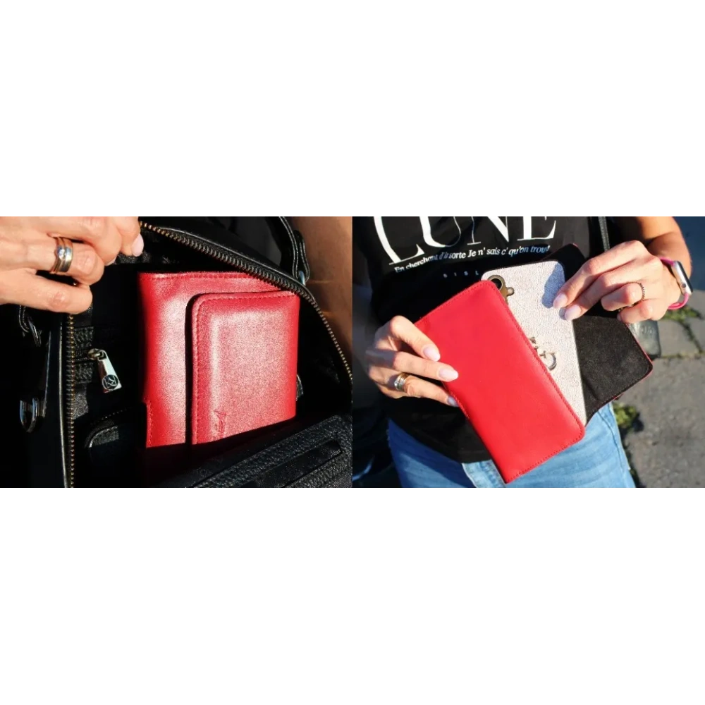 Hurtownia GSM - LURESKO ELLA XXL Lederschutzhülle für das Handy - 170x85x12 / für Handtasche Rucksack (schwarz) - LUR129 - {ean13} - Hurt