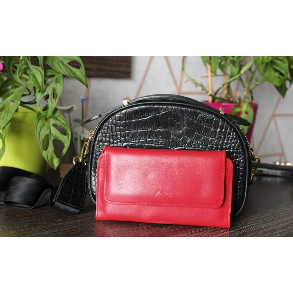 Hurtownia GSM - LURESKO ELLA XXL Lederschutzhülle für das Handy - 170x85x12 / für Handtasche Rucksack (schwarz) - LUR129 - {ean13} - Hurt