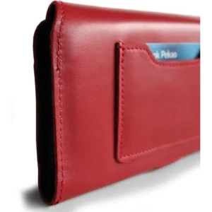 Wholesale LURESKO ELLA XXL leather protective case for phone - 170x85x12 / for handbag backpack (red) - LUR130 - {ean13} - Hurt
