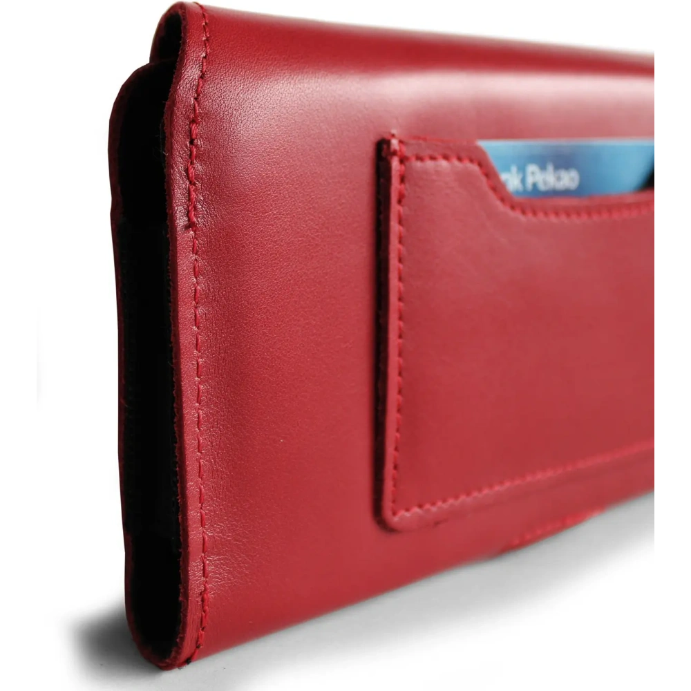 Hurtownia GSM - LURESKO ELLA XXL Lederschutzhülle für Telefon - 170x85x12 / für Handtasche Rucksack (rot) - LUR130 - {ean13} - Hurt