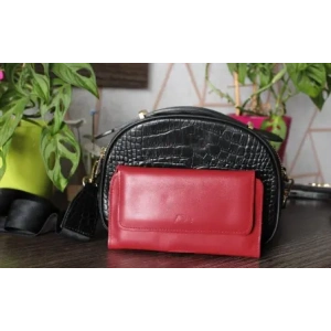 Wholesale LURESKO ELLA XXL leather protective case for phone - 170x85x12 / for handbag backpack (red) - LUR130 - {ean13} - Hurt