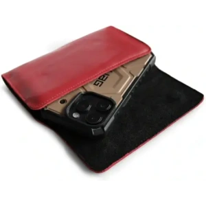 Wholesale LURESKO ELLA XXL leather protective case for phone - 170x85x12 / for handbag backpack (red) - LUR130 - {ean13} - Hurt