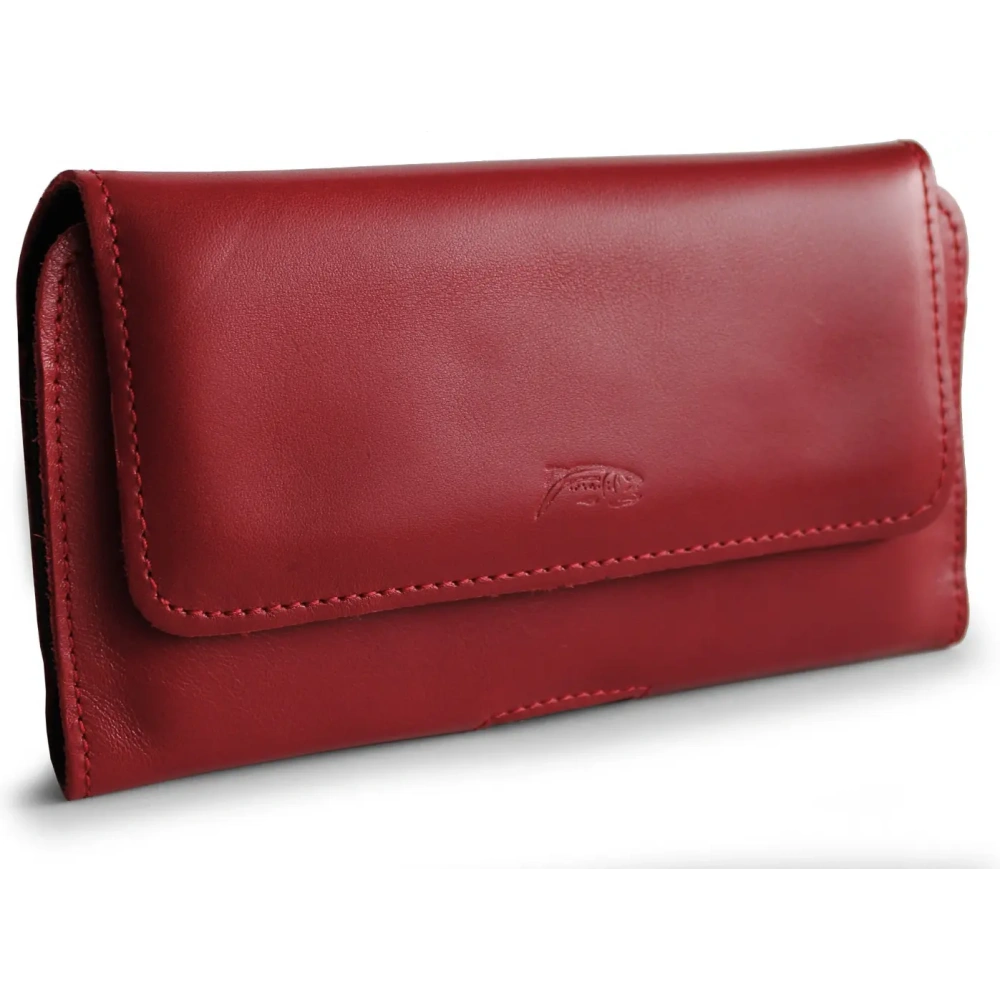 Wholesale LURESKO ELLA XXL leather protective case for phone - 170x85x12 / for handbag backpack (red) - LUR130 - {ean13} - Hurt