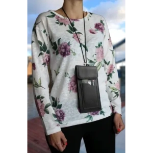 Hurtownia GSM - LURESKO HECTOR XXL Lederhalsgepäck / Gürteltasche / Schlaufenetui / vertikaler Holster 167x78x10mm (schwarz glatt mit schwarzem Faden) - LUR128 - {ean13} - Hurt