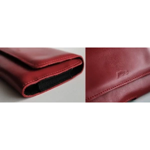Wholesale LURESKO ELLA XXL leather protective case for phone - 170x85x12 / for handbag backpack (red) - LUR130 - {ean13} - Hurt