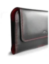 Hurtownia GSM - LURESKO ELLA XXL bőr védőtok telefonhoz - 170x85x12 / táskához, hátizsákhoz (fekete piros cérnával) - LUR131 - {ean13} - Hurt