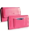 LURESKO ELLA XXL Leder-Schutzhülle für Handy - 170x85x12 / für Handtasche Rucksack (rosa)
