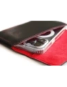 Hurtownia GSM - Husa de protecție din piele LURESKO ELLA XXL pentru telefon - 170x85x12 / pentru geantă sau rucsac (neagră cu fir roșu) - LUR131 - {ean13} - Hurt