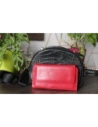 Hurtownia GSM - LURESKO ELLA XXL Leder-Schutzhülle für das Telefon - 170x85x12 / für Handtasche Rucksack (schwarz mit rotem Faden) - LUR131 - {ean13} - Hurt