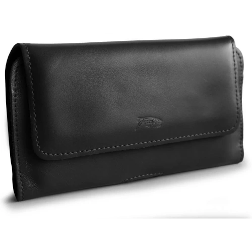 Skórzane etui ochronne LURESKO ELLA XXL na telefon - 170x85x12 / do torebki plecaka (różowy pinky)