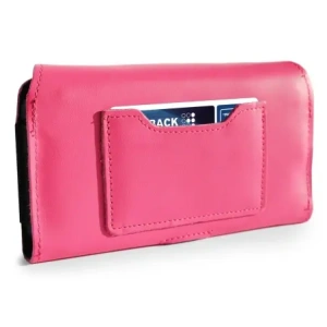 Wholesale LURESKO ELLA XXL leather protective case for phone - 170x85x12 / for handbag backpack (pink) - LUR132 - {ean13} - Hurt