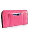 Wholesale LURESKO ELLA XXL leather protective case for phone - 170x85x12 / for handbag backpack (pink) - LUR132 - {ean13} - Hurt