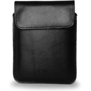 Hurtownia GSM - LURESKO CLAYER S Ledertasche für eBook 162x113x9mm (Magnet) (schwarz glatt mit schwarzem Faden) - LUR133 - {ean13} - Hurt
