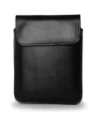 Wholesale LURESKO CLAYER S leather case for ebook 162x113x9mm (magnet) (black smooth with black thread) - LUR133 - {ean13} - Hurt