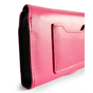 Wholesale LURESKO ELLA XXL leather protective case for phone - 170x85x12 / for handbag backpack (pink) - LUR132 - {ean13} - Hurt