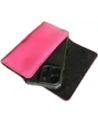 Wholesale LURESKO ELLA XXL leather protective case for phone - 170x85x12 / for handbag backpack (pink) - LUR132 - {ean13} - Hurt