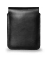 Wholesale LURESKO CLAYER S leather case for ebook 162x113x9mm (magnet) (black smooth with black thread) - LUR133 - {ean13} - Hurt